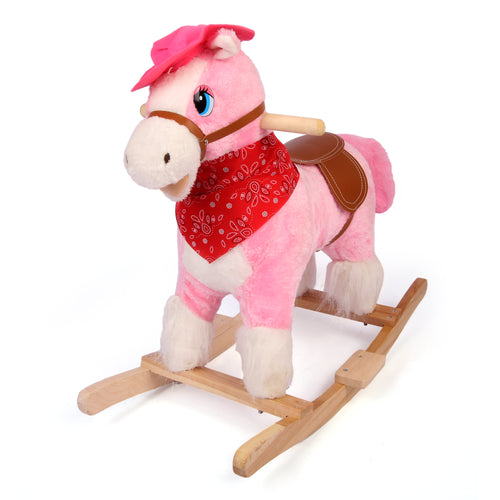 Pink Rocking Horse for Kids